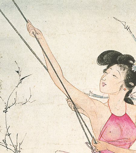 顺庆-胡也佛的仕女画和最知名的金瓶梅秘戏图